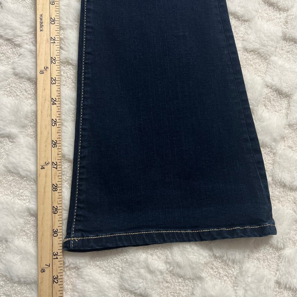 BKE Payton Flare Jeans Women’s Size 24 Dark Wash Mid Rise Stretch - Picture 8 of 10